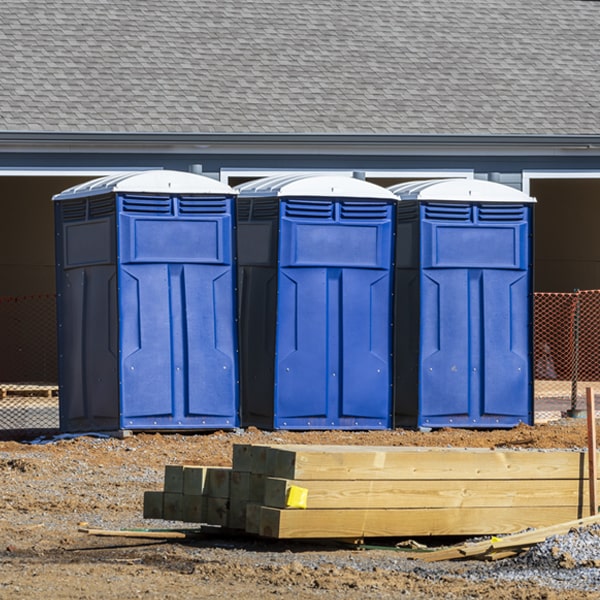 how can i report damages or issues with the portable restrooms during my rental period in Granville Summit Pennsylvania